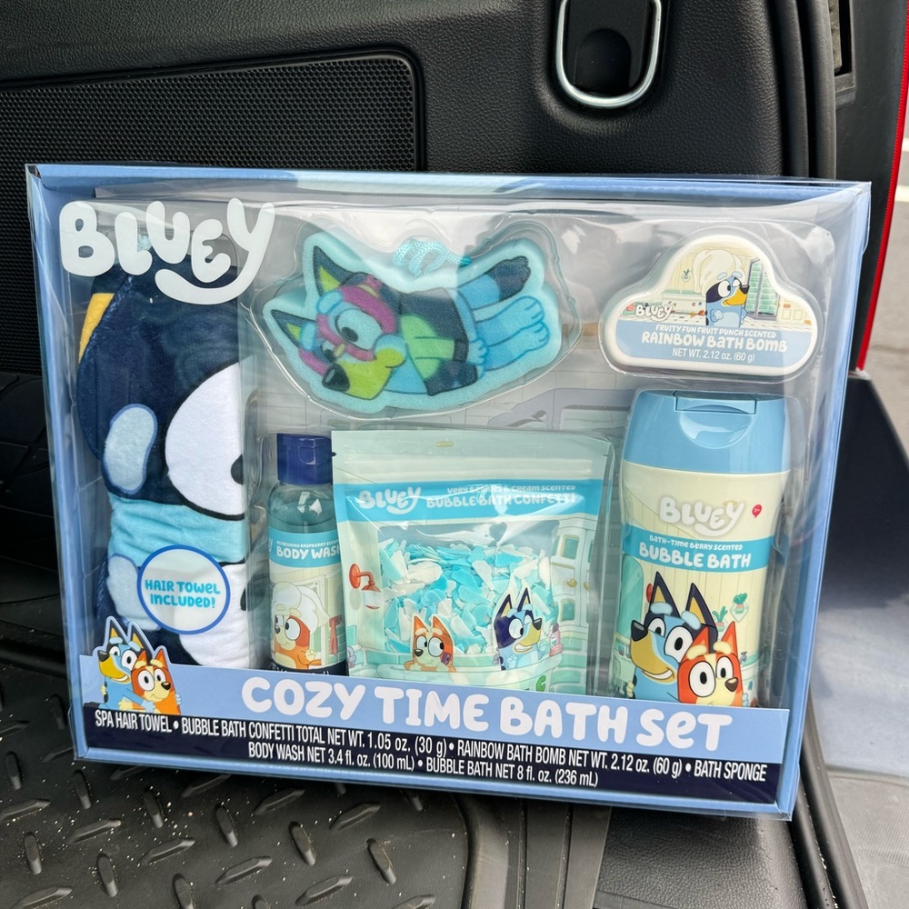 ❗️LAST ONE❗️ Bluey Cozy Time Bath Set Bluey and Bingo NWT